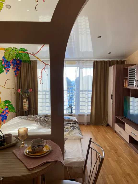 Уютная студия с панорамным видом на закаты..