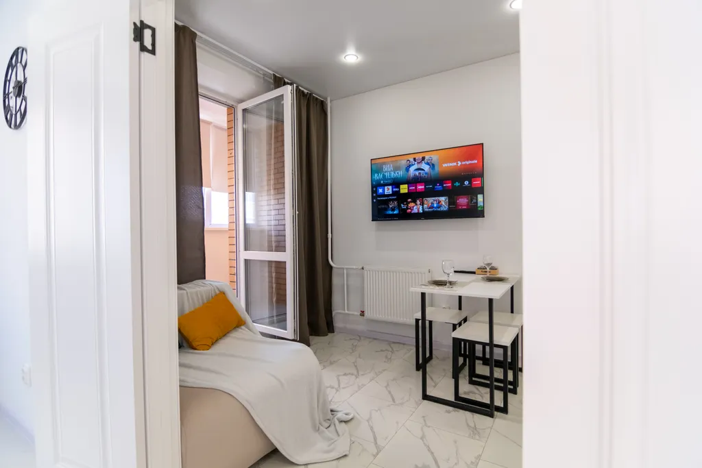 Апартаменты с стильным ремонтом на троих