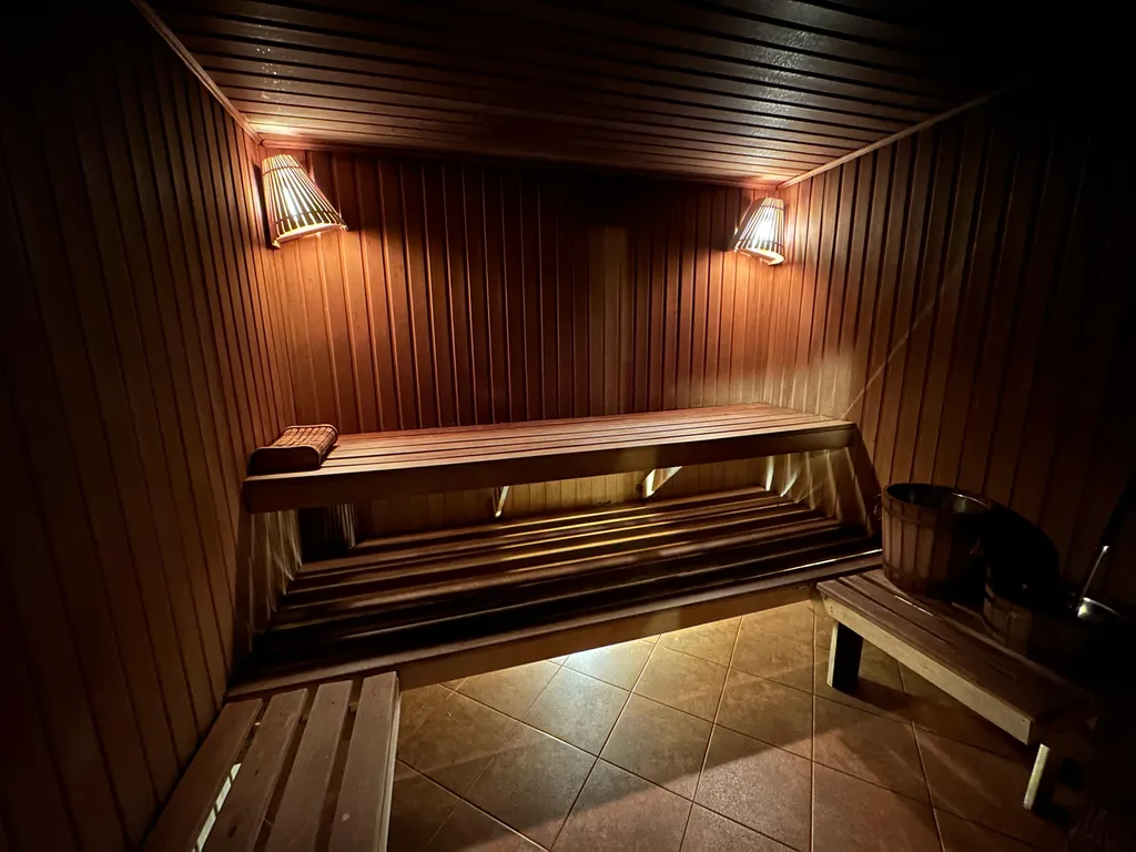 Дом на берегу реки с баней на дровах