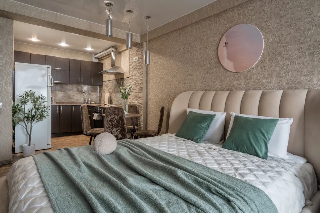 Квартира Красивая дизайнерская студия в центре микрорайона ГГМ рядом с ТЦ Кит — аренда посуточно в Нижний Тагил