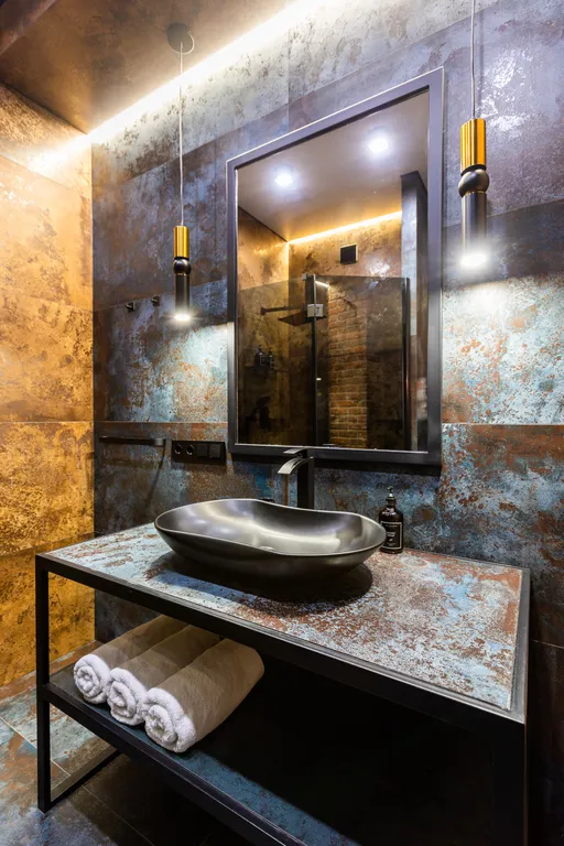 Luxury apartment in loft style