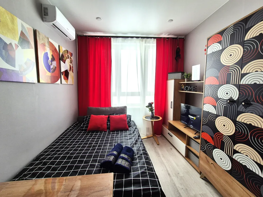 Квартира Яркая студия рядом с Мытищинской больницей — аренда посуточно в Мытищи