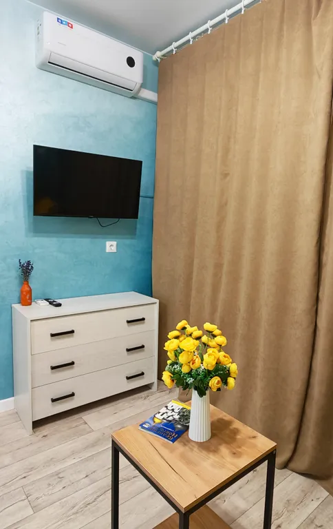 Квартира с новогодней атмосферой в новостройке