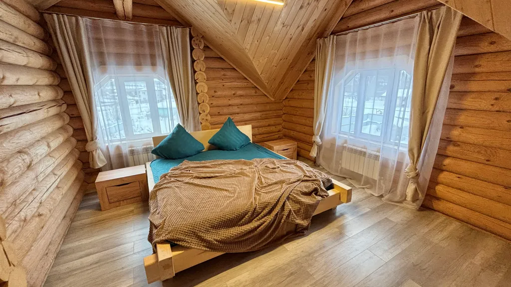 Абсолютно новый чистый коттедж с чаном для большой компании