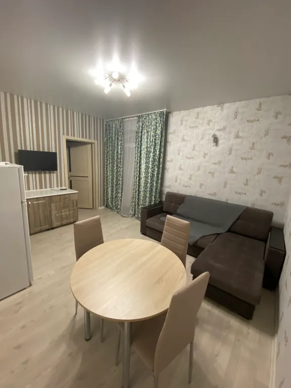 Апартаменты двухкомнатные с одной спальней и кухней-гостиной