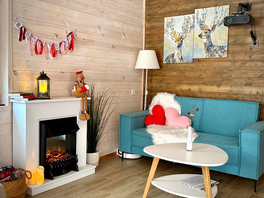 Дом с панорaмными окнaми, баней, чаном и уютной атмосферой