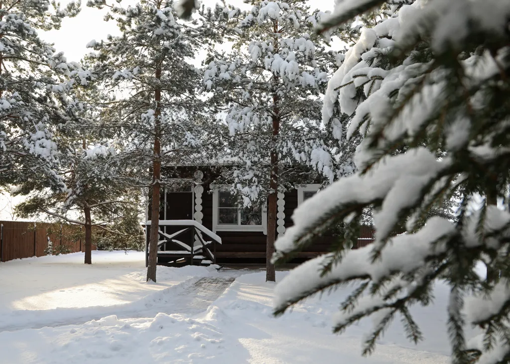 Бревенчатый коттедж