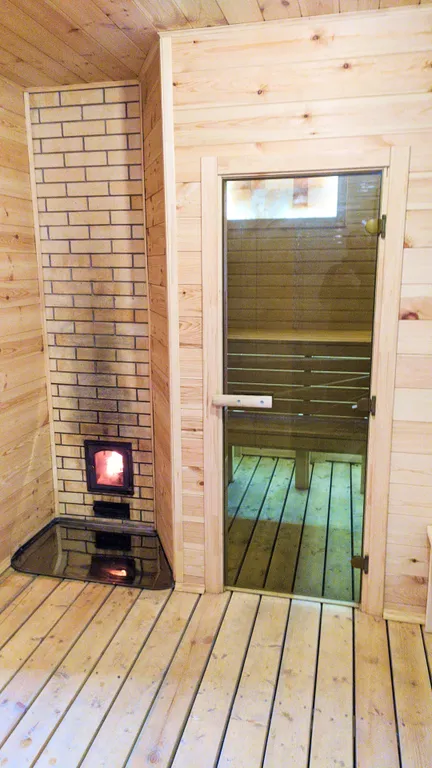 Двухэтажный дом с сауной