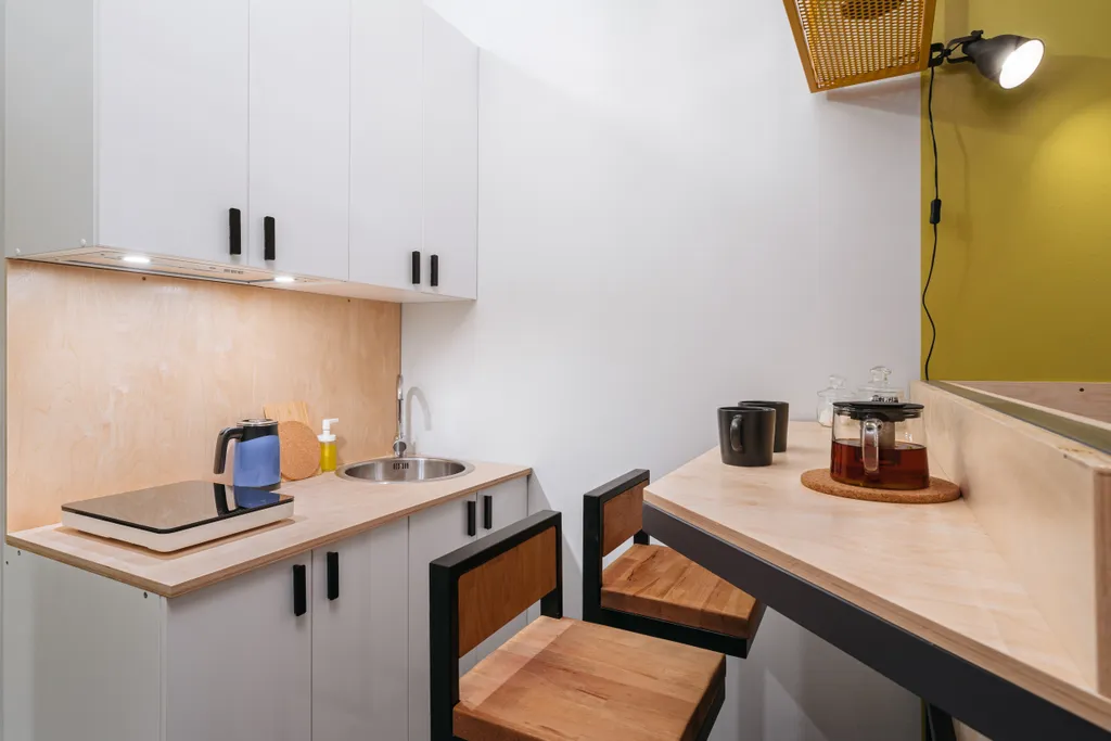 Квартира Квартира Смарт-студия у метро Василеостровская — Санкт-Петербург