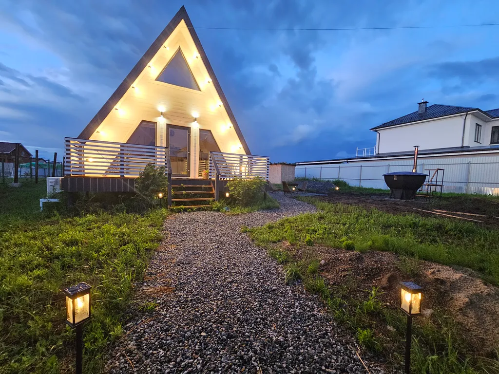Дом 56m2 — чан, кухня, Wi-Fi