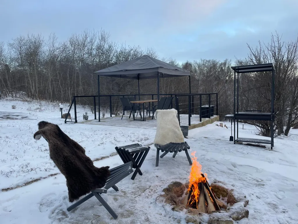 Панорамный дом с террасой