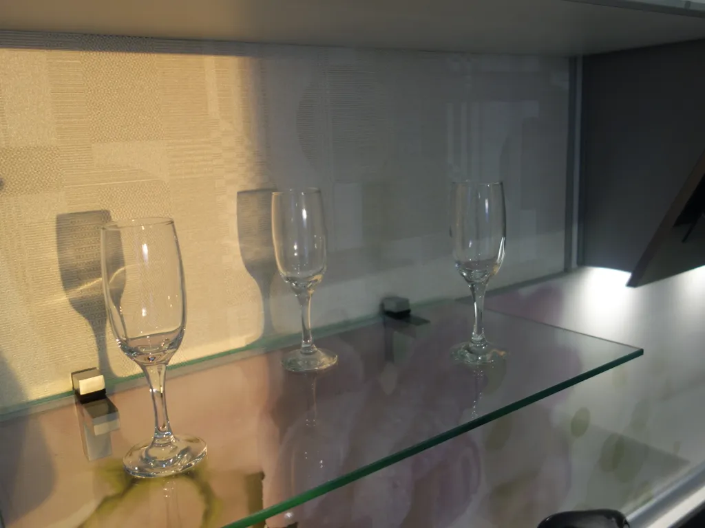 Красивый панорамный вид на закат с 23 этажа