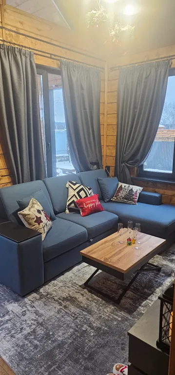 Коттедж Коттедж Большой барнхауз с баней в стиле лофт для прекрасного отдыха за городо — Шишкино