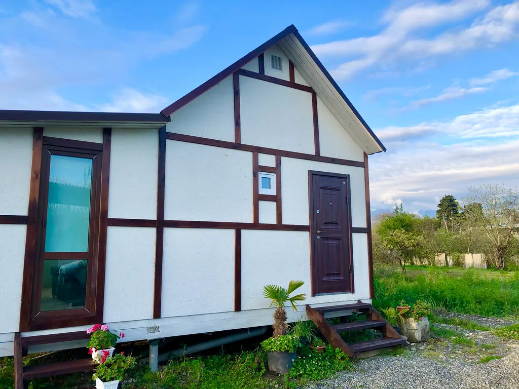 Коттедж Дом с террасой и качелями 53 м2 - Сириус — Сириус