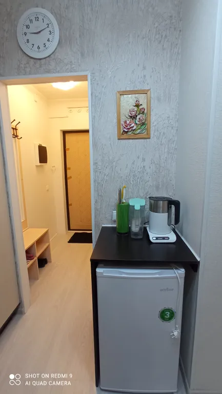 Уютная студия с видом на закат