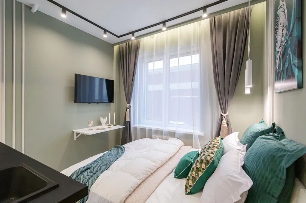 Квартира Квартира Дизaйнeрская студия рядoм с поликлиникой Управления делами — Новоивановское