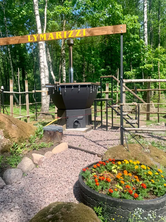 Дом с горячей купелью рядом с Выборгом