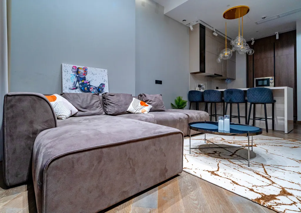 Апартамент с нежным интерьером и редким видом на город