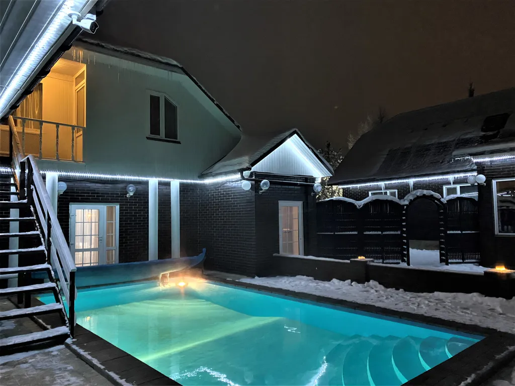 Коттедж Коттедж Дубровки-Лесное Бассейн уличный +37С, банный комплекс — Дубровки
