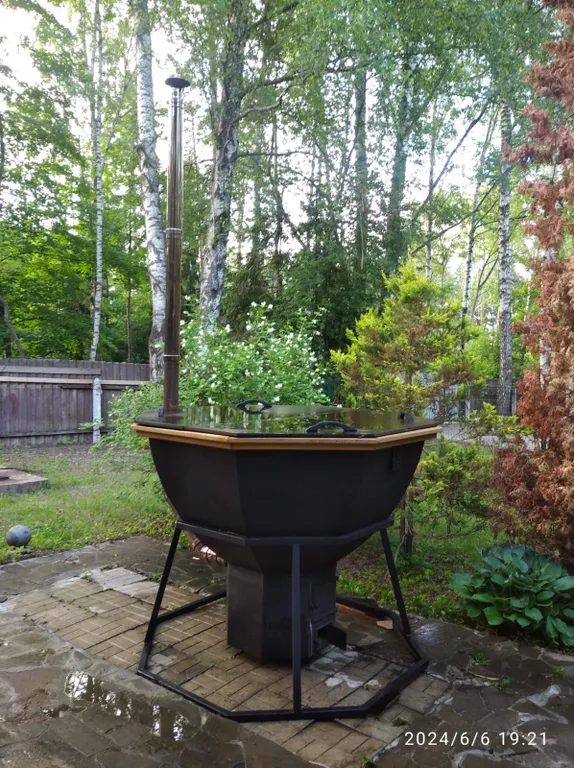 Дом с баней и чаном