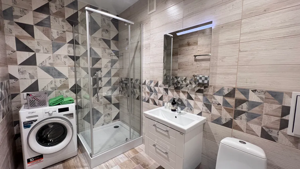 Современная квартира в центре с красивым видом на город