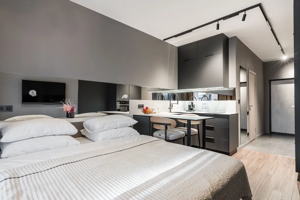 Апартаменты 3Roomz с бассейном и спортзалом