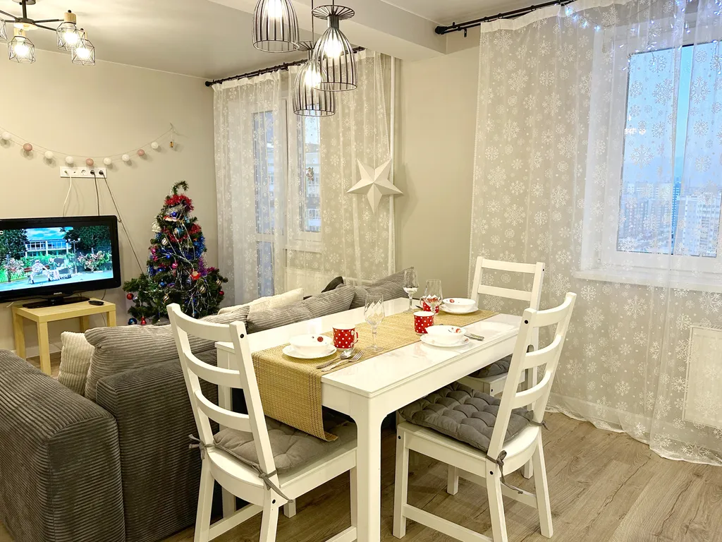 Скандинавия - евро 3-комнатная квартира в ЖК чистые пруды