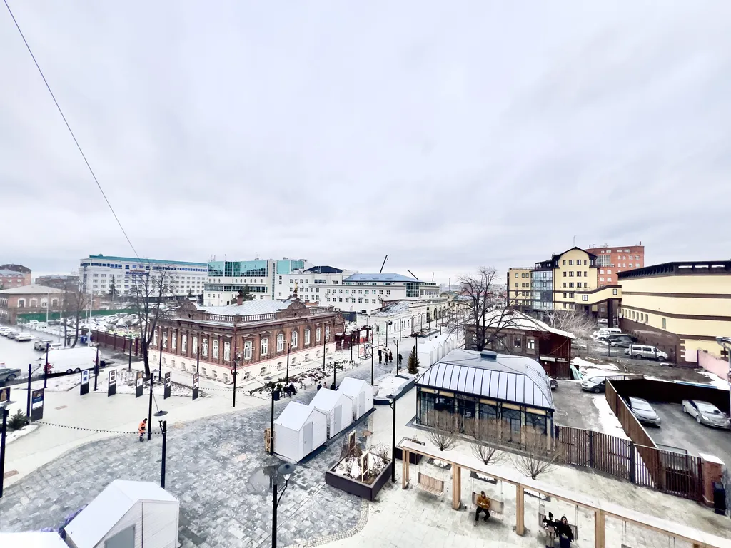 Апартаменты на Тюменском Арбате с видом на Бульвар Дзержинского