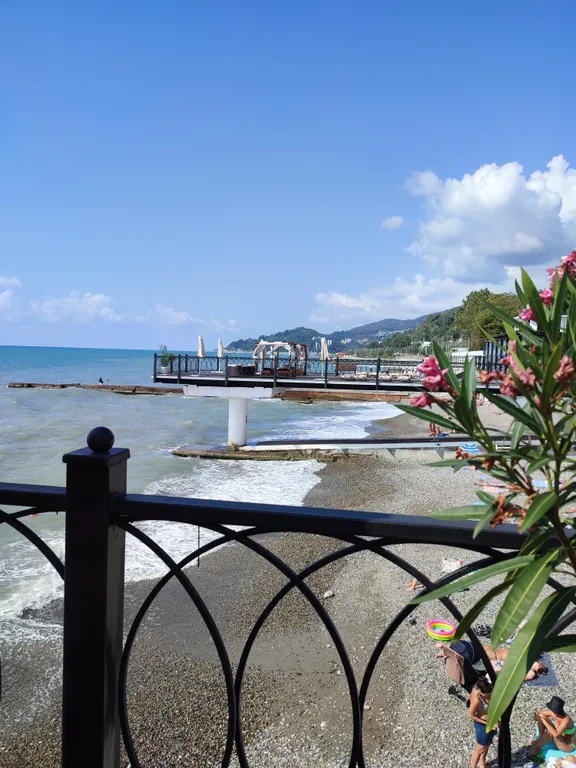 Новая студия с видом на море в Хосте