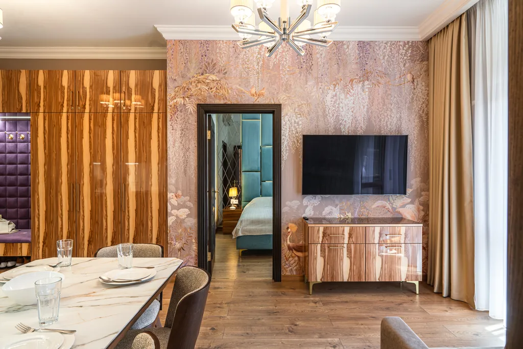 Апартаменты с новым ремонтом и 2 спальнями