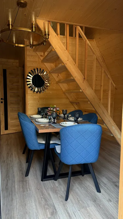 А-фрейм 3 с видом на горы и лес