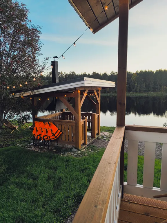 Коттедж Незабываемый отдых в доме с видом на реку и лес — Нурмойла