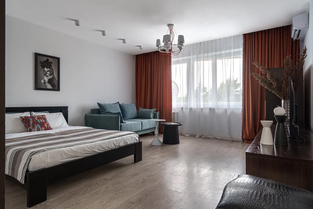 Квартира Квартира Дизайнeрский апaртамент с видом нa ТPЦ Планетa — Красноярск