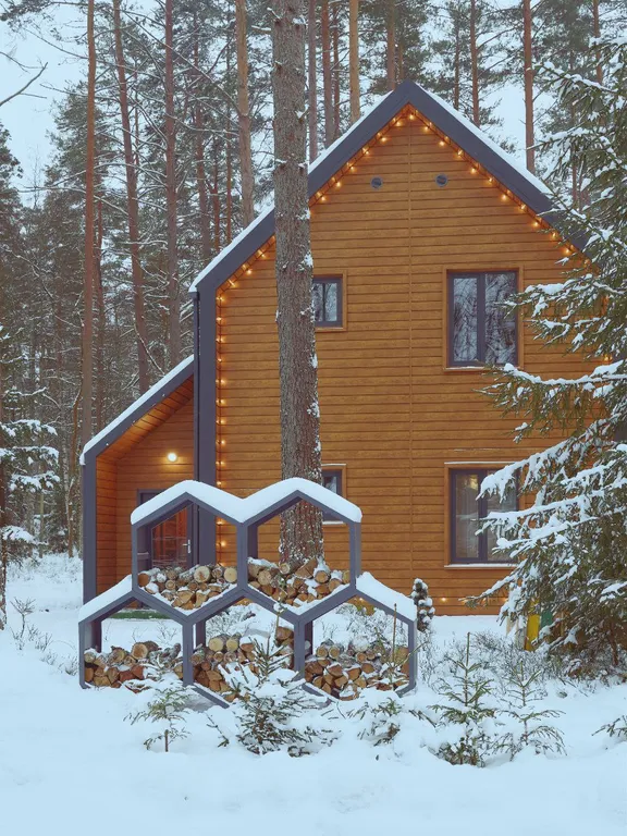 Коттедж Уютный дом с камином и баней в окружении леса — Санкт-Петербург