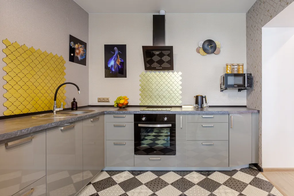 Однокомнатная квартира с видом на Волгу