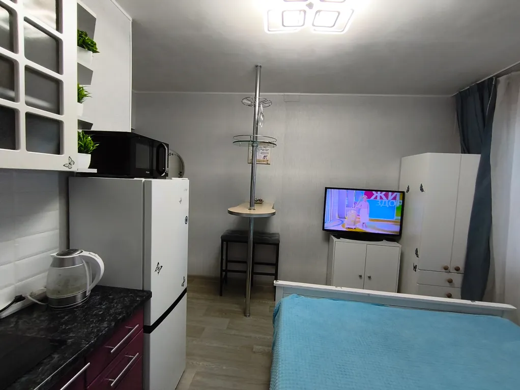 Уютная студия с балконом у Аграрного университета и метро