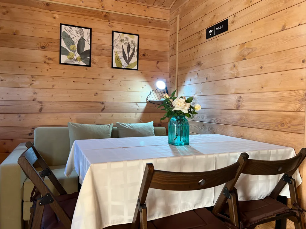 Уютный эко-коттедж под ключ Домик в деревне