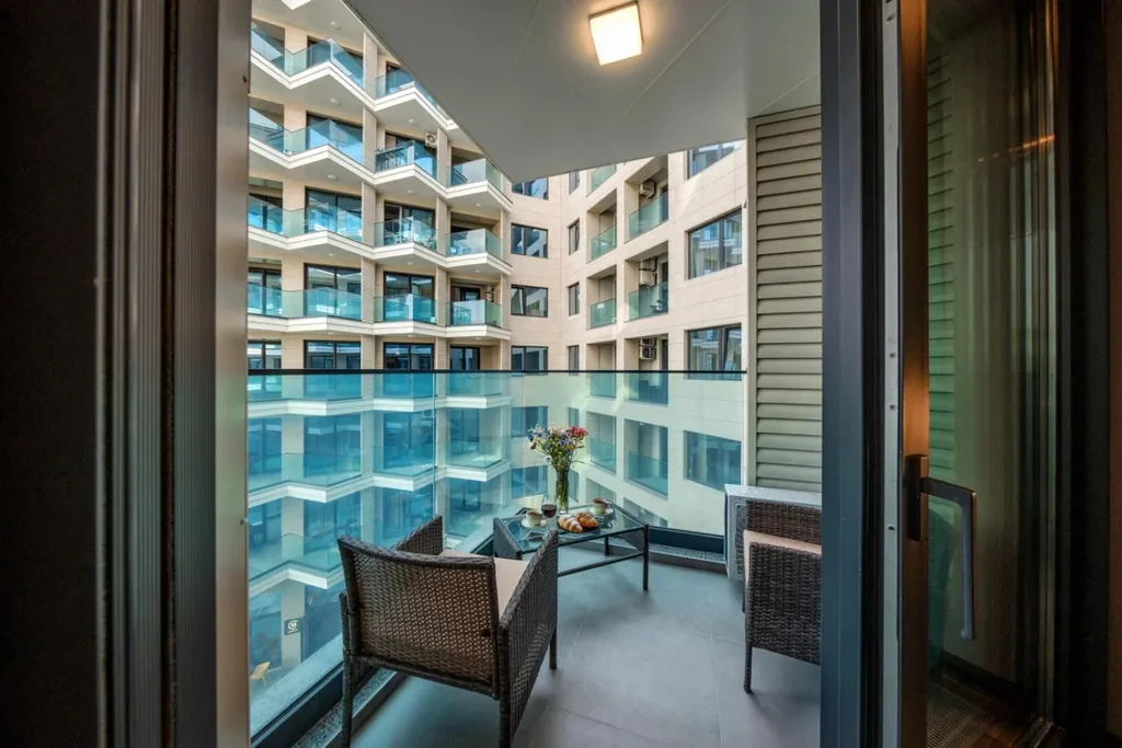 Студия Аква с видом на море