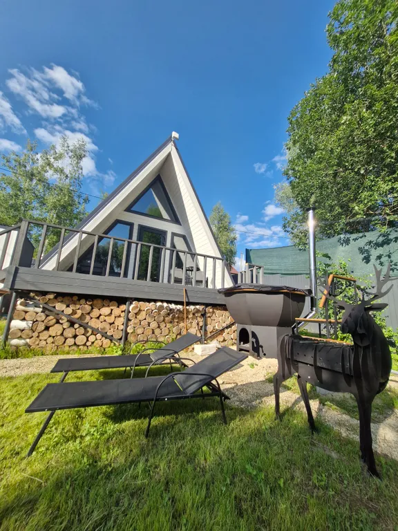 Коттедж Коттедж Новый а-фрейм в черте города — Казань