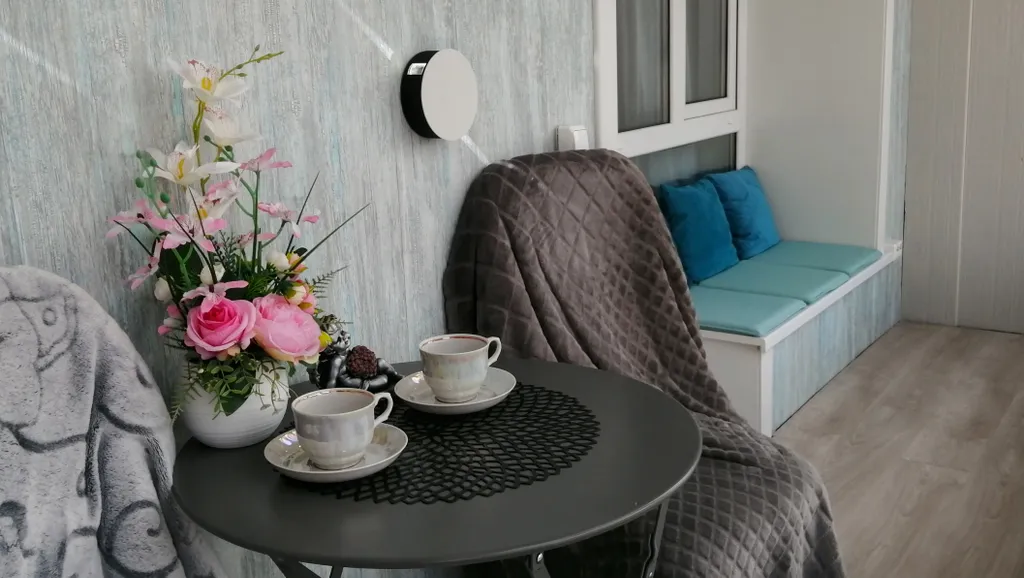 Квартира с панорамным видом на город у аэропорта