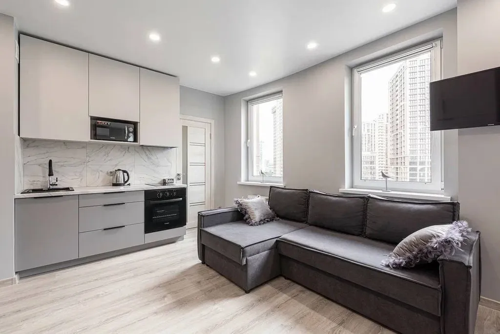 Дизайнерская студия с видом на парк