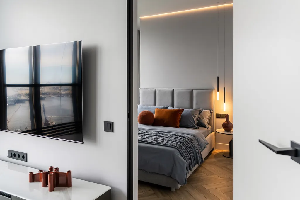 Панорамный апартамент с шикарным видом на море и золотой мост