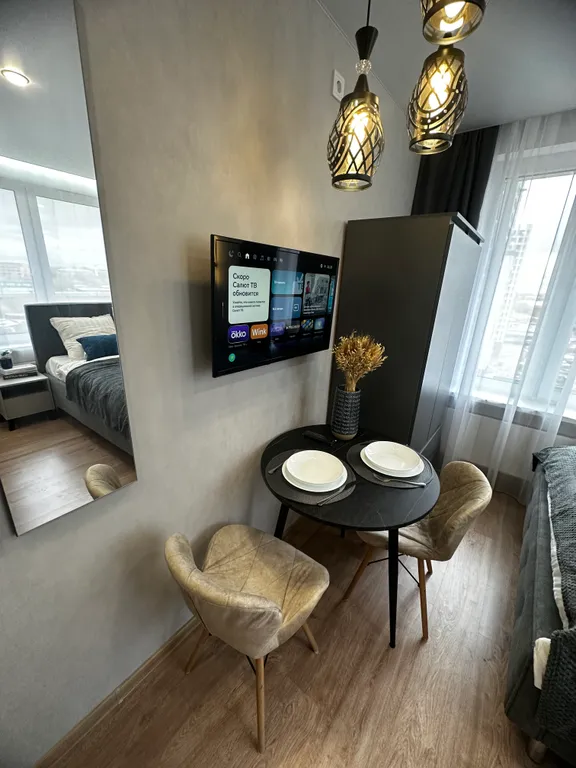 Квартира Стильная студия в новом ЖК — аренда посуточно в Люберцы