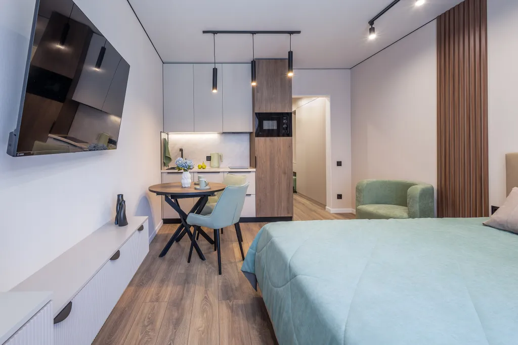 Студия с современным ремонтом в ЖК Летний