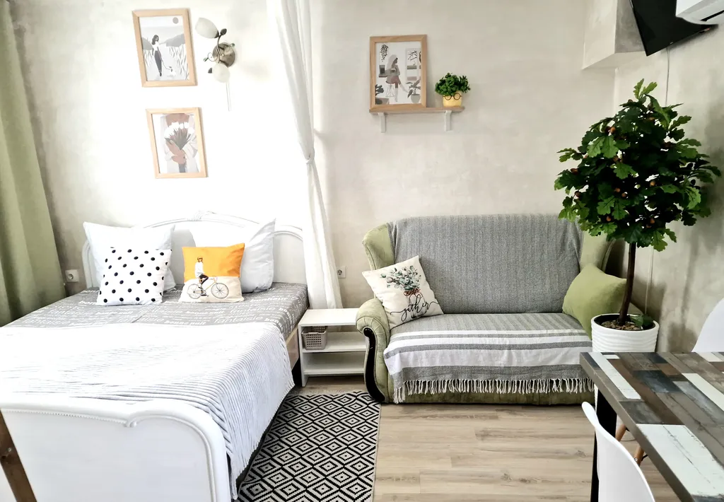 Квартира Квартира Уютный зелёный апартамент — Геленджик