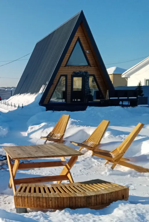Коттедж Дом А-фрейм для спокойного семейного отдыха — аренда посуточно в Екатеринбург