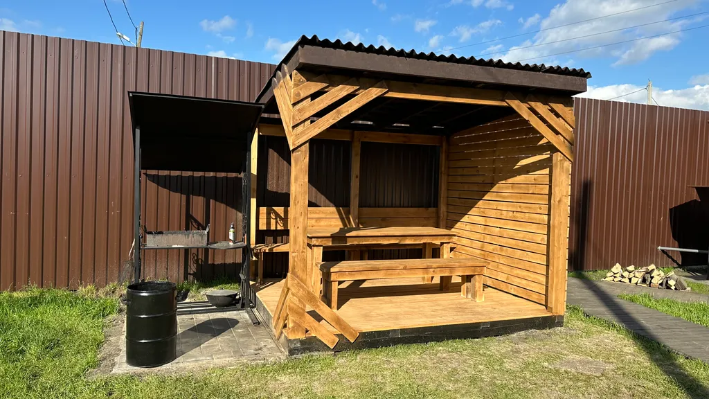 Гостевой дом с баней и чаном в Парковом