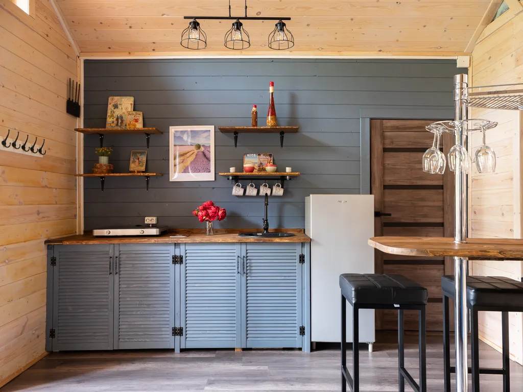 Коттедж Дача с дровяным камином, финской сауной, банным чаном фурако — Исаково