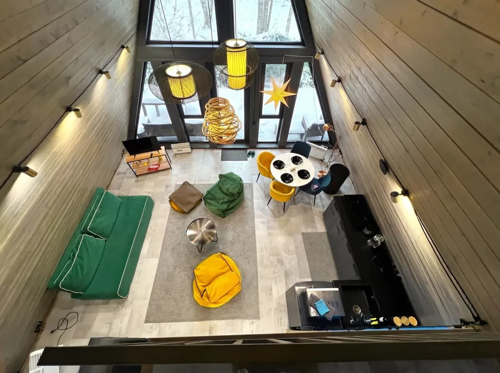 Домик 4 A-Frame с купелью 60 м2