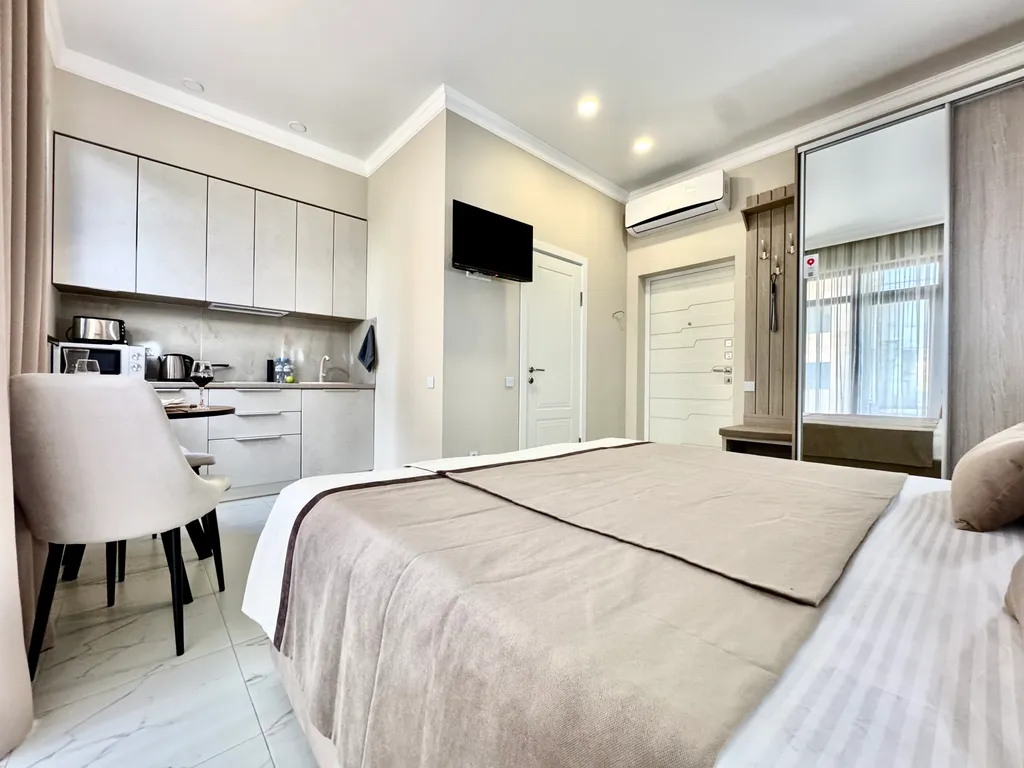 Квартира Квартира Комфорт с видом на горы и балконом — Лазаревское